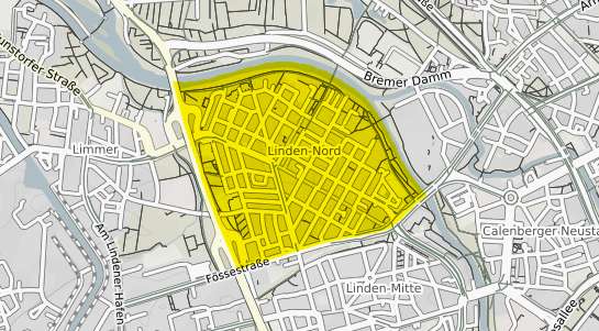 Immobilienpreisekarte Hannover Linden Nord